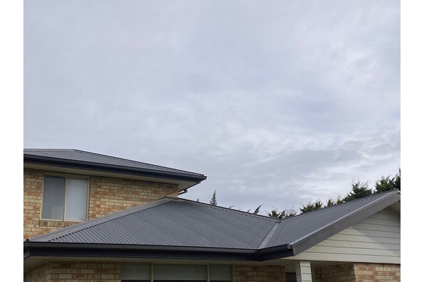 Newly restored brown roof